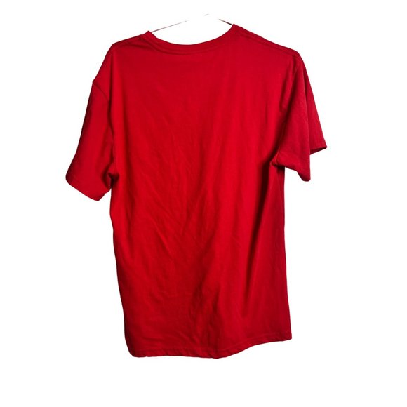 Smooth Like Butter Shirt Unisex Large Red Yellow Crewneck Short Sleeve Graphic - Picture 3 of 3